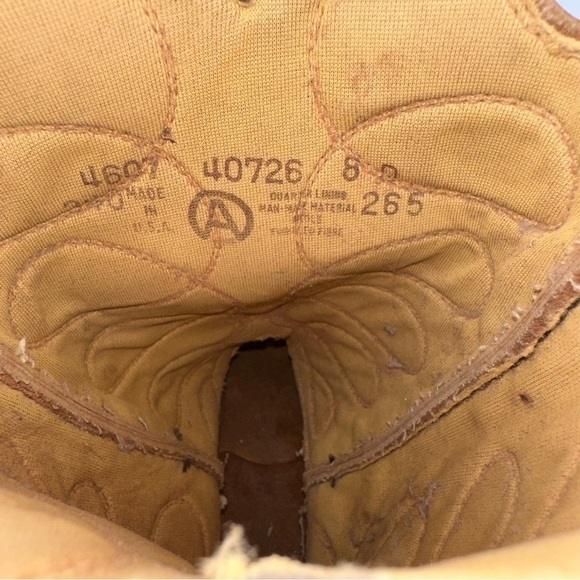 Acme Men's 4607 Brown Mid-Calf Almond Toe Cowboy Western Boots - Size 8.5D - Picture 8 of 8